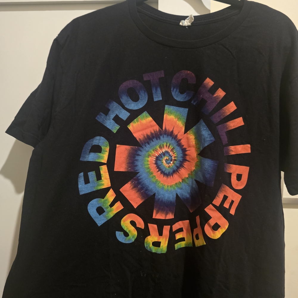 Black Red Hot Chili Peppers Tie-Dye T-Shirt
